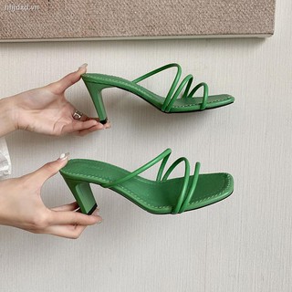 Dép cao gót quai mỏng thời trang hè 2020 cho nữ