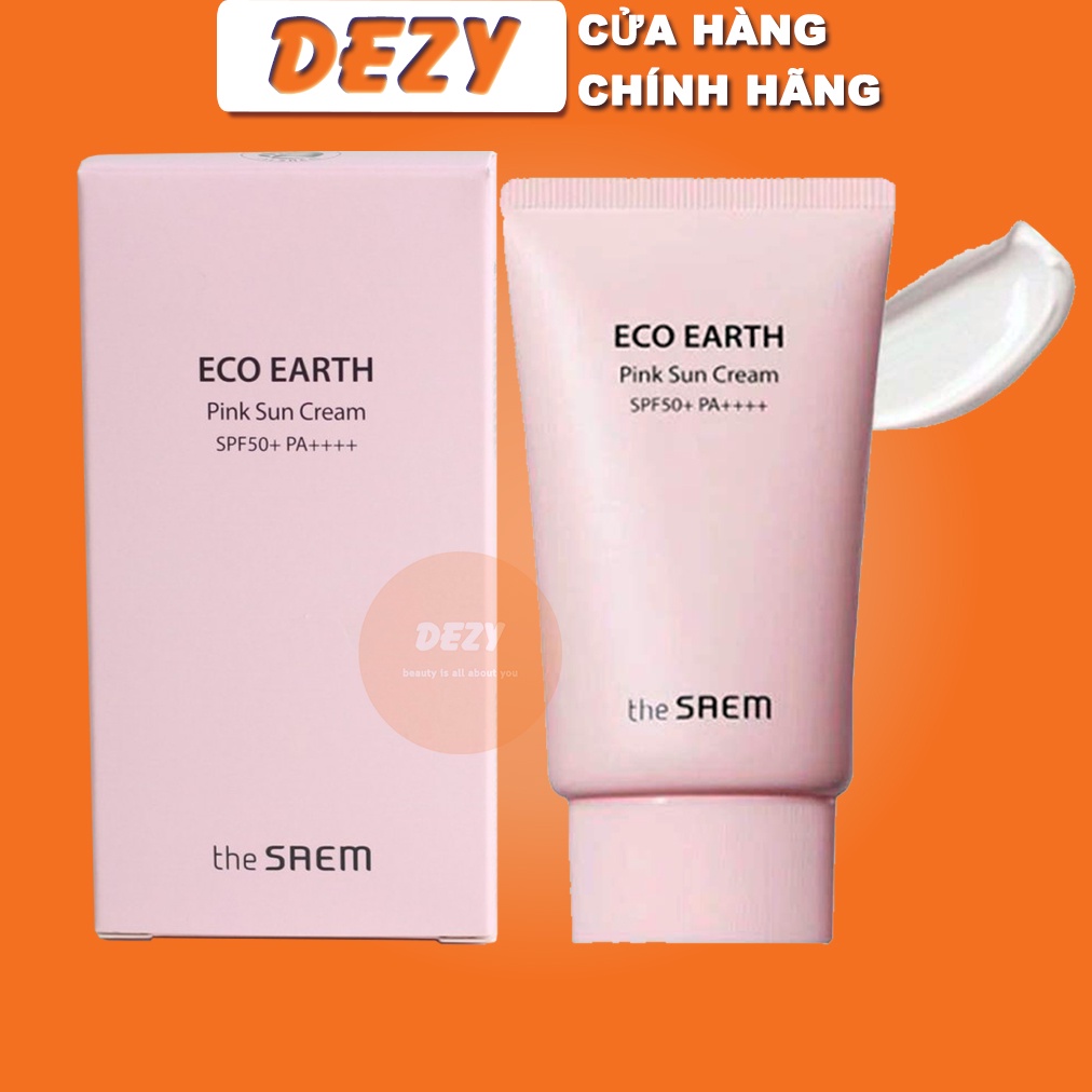 Kem Chống Nắng Saem Eco Earth Chính Hãng Sun Cream Ex Cho Da Dầu Da Nhạy Cảm Kcn Hàn Quốc Dưỡng Ẩm Nhẹ Chăm Sóc Da Dezy