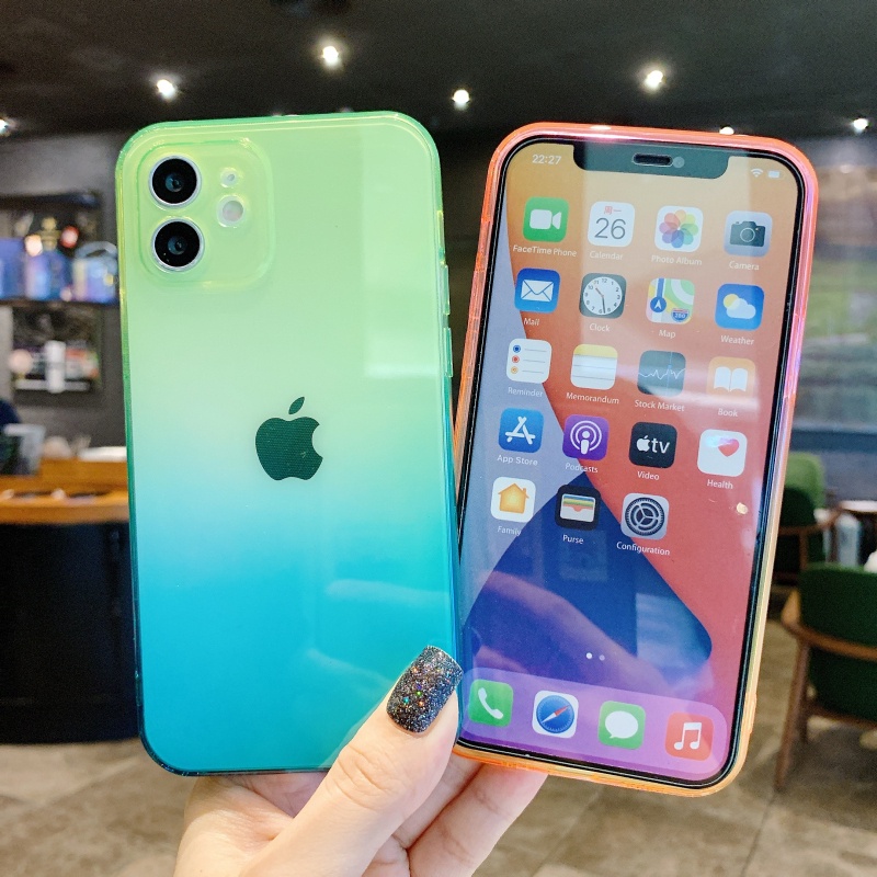 Ốp Iphone 11 Vỏ Điện Thoại Di Động Silicon Vỏ Mềm Cho 6 6p 6s 6sp Se2020 7 7p 8 8p X Xr Xsmax 11promax 12mini Gradient Trường Hợp | BigBuy360 - bigbuy360.vn