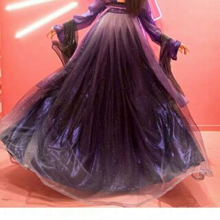 Hán phục cổ trang tím galaxy cổ trang 3m-6m