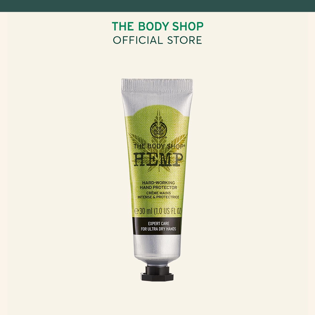 [HSD 07/2024] Kem dưỡng tay cho da khô The Body Shop Hemp Hand Protector 30ml