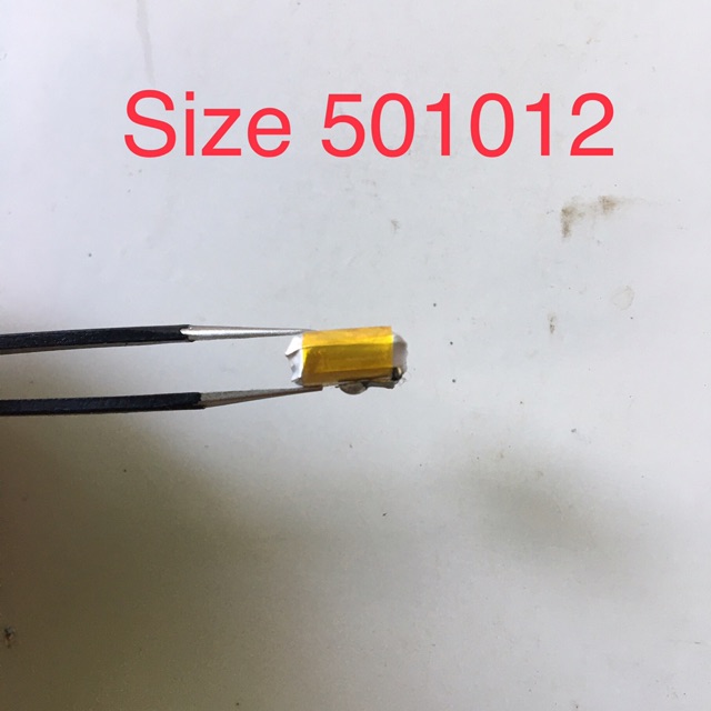 Pin Li-Po 3.7V 501010 40mAh (Lithium Polyme) cho tai nghe Bluetooth