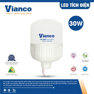 Bóng Led Trụ Tích Điện Vianco 30W - LT3VA