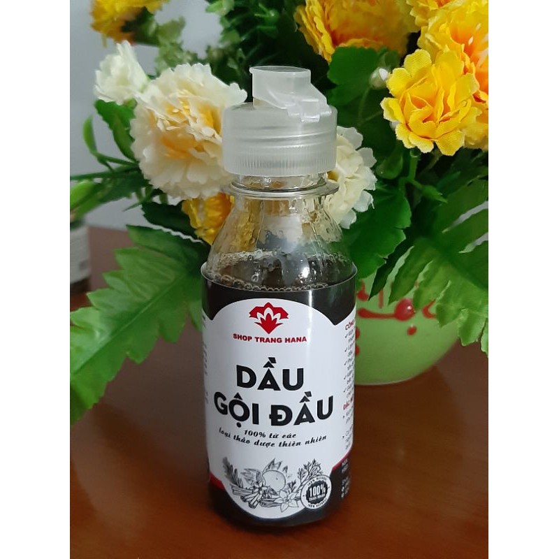 DẦU GỘI ĐẦU THẢO DƯỢC NHÀ NẤU 100ml (Trị gàu, kích mọc tóc, giảm rụng tóc)