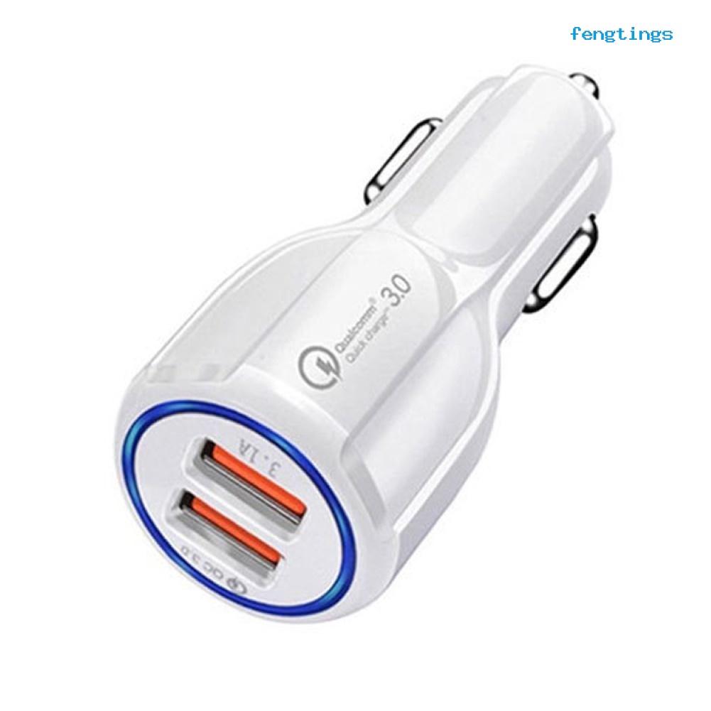 Cốc Sạc Nhanh QC 3.0 Hai Cổng USB 3.4A Cho Xe Hơi
