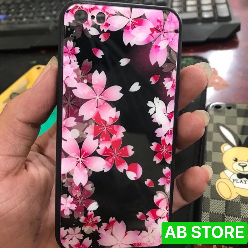 ỐP LƯNG KÍNH TRÁNG GƯƠNG IPHONE 5G/5S XI HÌNH 3D BÓNG - AB STORE