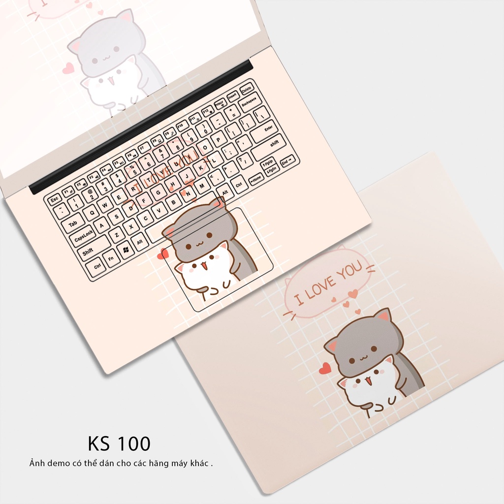 Skin Dán Laptop - Mẫu KS 100 - Thiết kế theo từng Model Laptop