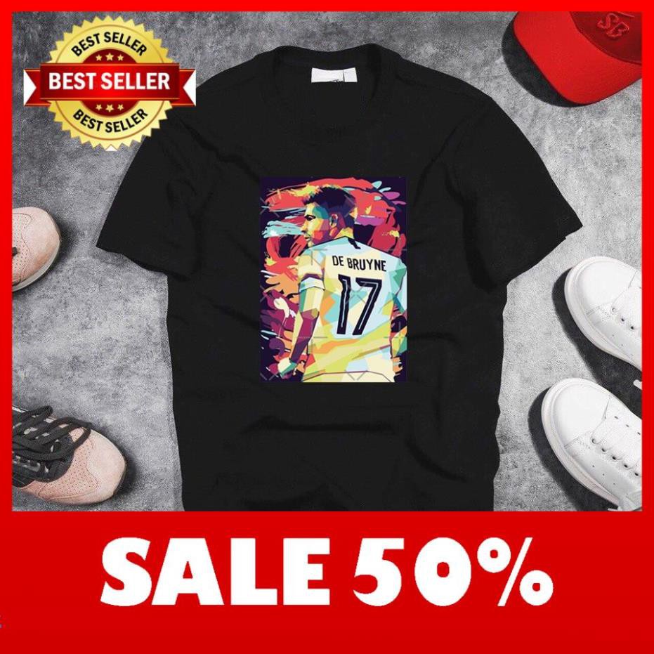 Áo Thun In Hình Kevin De Bruyne Mã 03 - Áo In Hình Cầu Thủ Bóng Đá