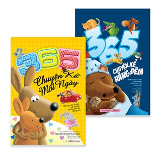 Sách - Combo 2 cuốn 365 chuyện kể bé nghe