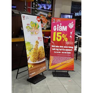 standee khung sắt - standee sắt 60 x 160cm..............................................................................