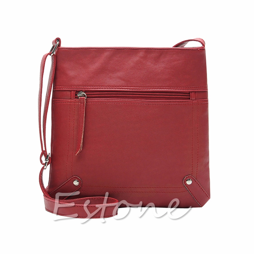 Túi Đeo Chéo Vai Bằng Da Kiểu Cổ Điển Thời Trang Sành Điệu Cho Nữ