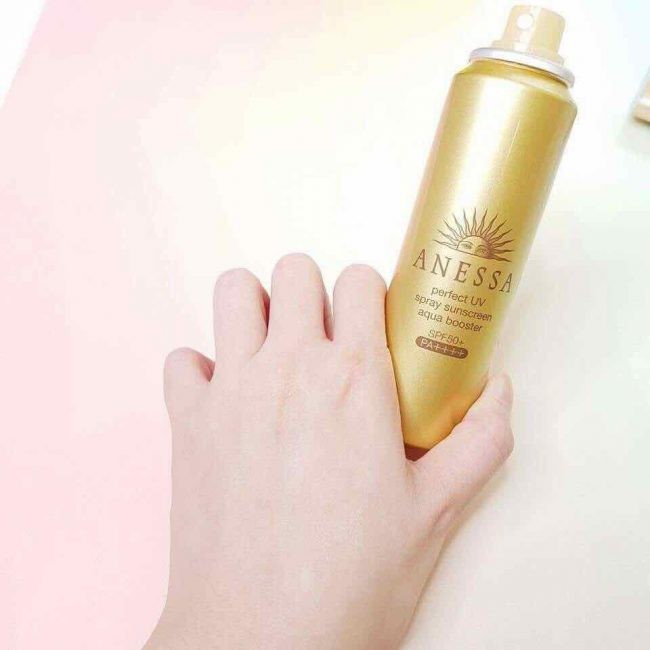 Xịt Chống Nắng Shiseido Anessa Perfect UV Spray Sunscreen Aqua Booster SPF 50+ PA++++ (60g)