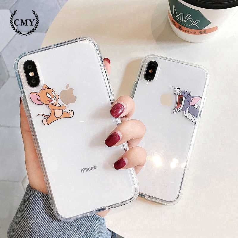 Ốp điện thoại hình mèo và chuột cho iPhone11/11Pro 11pro Max X XR XS XS MAX 7 8 plus SE 12 pro max 12 mini | BigBuy360 - bigbuy360.vn