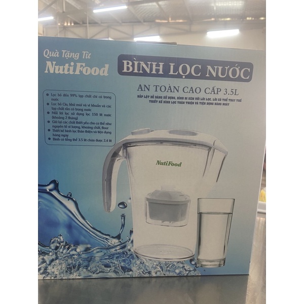 Bình lọc nước 3,5l Hàng quà tặng Nutifood