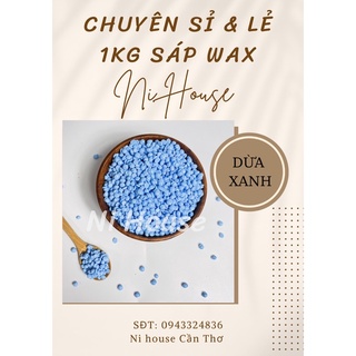 Sỉ 1kg sáp dừa có màu xanh - hồng