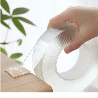 CUỘN BĂNG KEO HAI MẶT TRONG SUỐT 2MM - SIÊU DÍNH