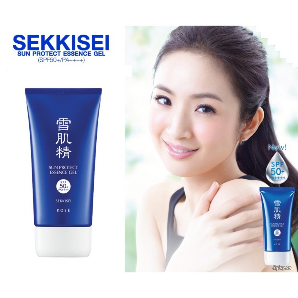 Gel chống nắng Kose Sekkisei Sun Protect Milk SPF50 loại 35g - 100% Authentic