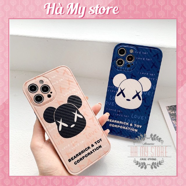 Ốp Điện Thoại VIỀN VUÔNG In Hình Gấu Hoạt Hình Cho Iphone 6/6S-7PL/8PL-XSM-11-11PROMAX-12-12PRO-12PROMAX | BigBuy360 - bigbuy360.vn