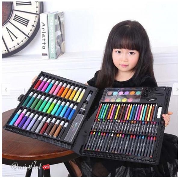 Bộ hộp màu 150 chi tiết cho bé tô vẽ thỏa thích