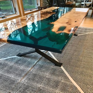 1Kg Keo Epoxy Cứng Trong Suốt Loại Tốt  - Đổ Bàn Resin, Đổ Khuôn Handmade, Vẽ Cá (Crystal Clear Epoxy Resin)