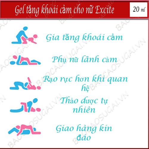 Gel bôi trơn massage vùng nhạy cảm Exciter Woman USA 20ml