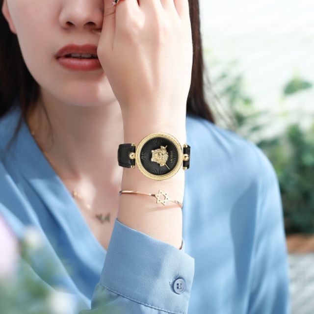 ĐỒNG HỒ NỮ LUXURY DÂY DA THẬT MẶT 3D | BigBuy360 - bigbuy360.vn