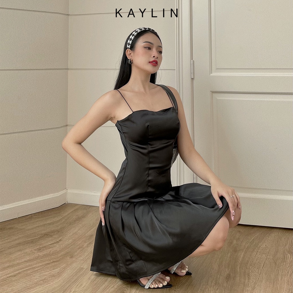 Đầm xòe hai dây phong cách KAYLIN - N1585