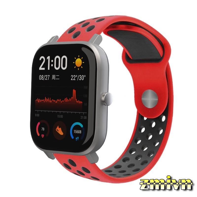 Dây đeo Nike cho Xiaomi Haylou LS02/ Amazfit Gts 2 / Ticwatch Ls02 / Comi P8 / Gtr 42mm...