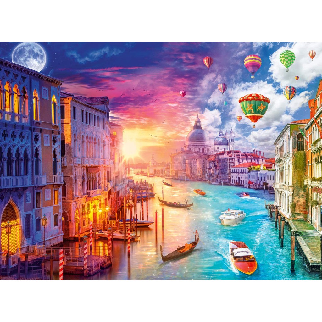 (Có sẵn) Tranh ghép hình 1000 mảnh "Venice, city of romance", Buffalo