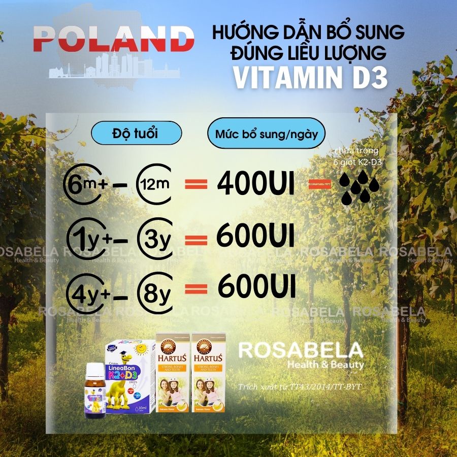 Combo Siro cho bé bổ sung Canxi, Vitamin D3 và Vitamin K2 cải thiện mật độ xương, giúp cho hệ xương và răng chắc khỏe