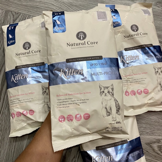 THỨC ĂN NATURAL CORE C1 BENE KITTEN CHO MÈO CON 2kg