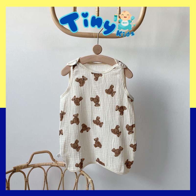 Túi Ngủ Xô Muslin Giữ Ấm Bụng Cho Bé - Tiny Kids