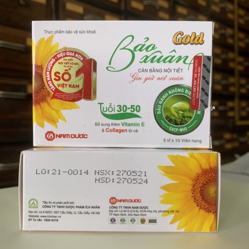 Nội tiết tố gìn giữ thanh xuân - Bảo Xuân Gold - Bảo Xuân 50+