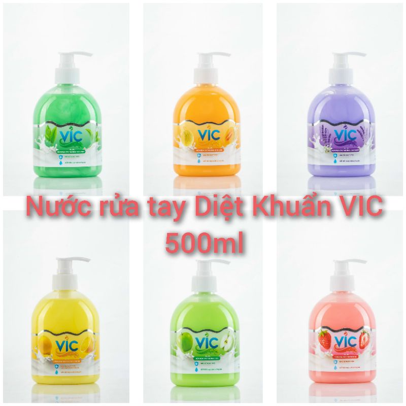 Nước rửa tay VIC⚡6 mùi hương dễ chịu⚡500ml