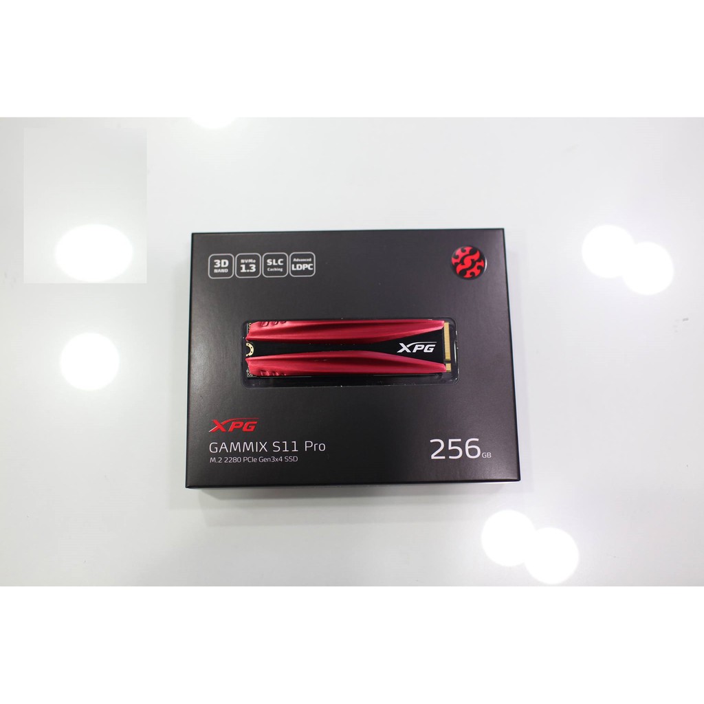 m2 PCIe Adata 256GB GAMMIX S11 PRO PCIe NVMe Gen3x4 M.2 2280 (Doc 3500MB/s, Ghi 1200MB/s)