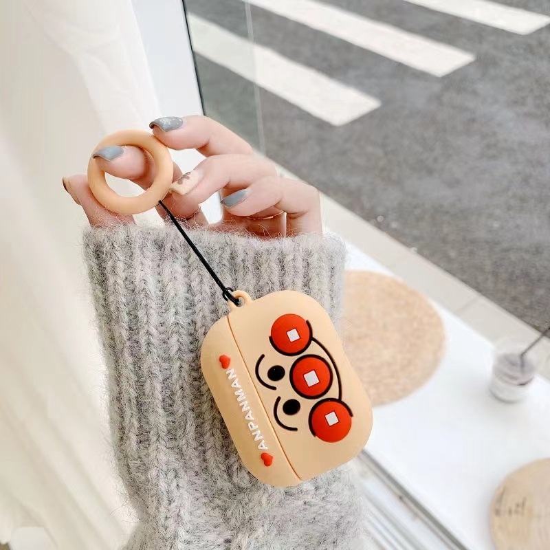 Vỏ Bọc Hộp Sạc Tai Nghe Baseus W3 Mềm In Hình Chú Chó Hoạt Hình Dễ Thương Hiệu Quả No.1