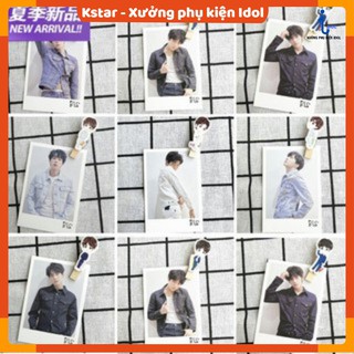 Set 5 kẹp gỗ tặng kèm ảnh hình thành viên Bangtan