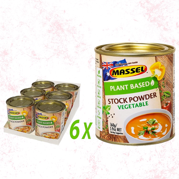 Hạt nêm vị gà Massel Premium Stock Powder Chicken Style không bột ngọt an toàn cho gia đình 168g beautimax