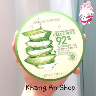 Gel lô hội 8 tác dụng Nature Republic 92%