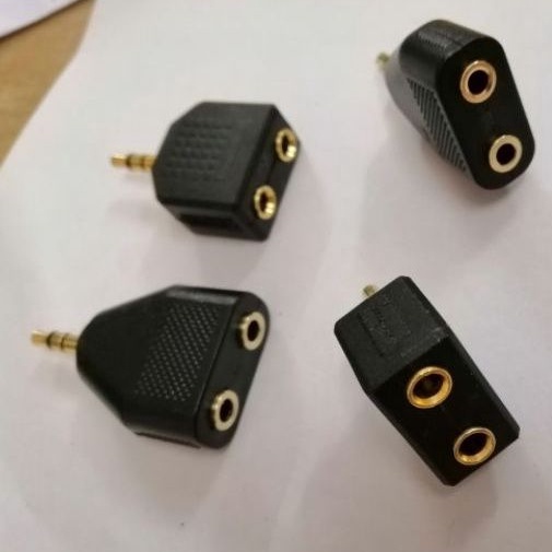 Đầu chia cổng Audio stereo 3.5mm 1 ra 2