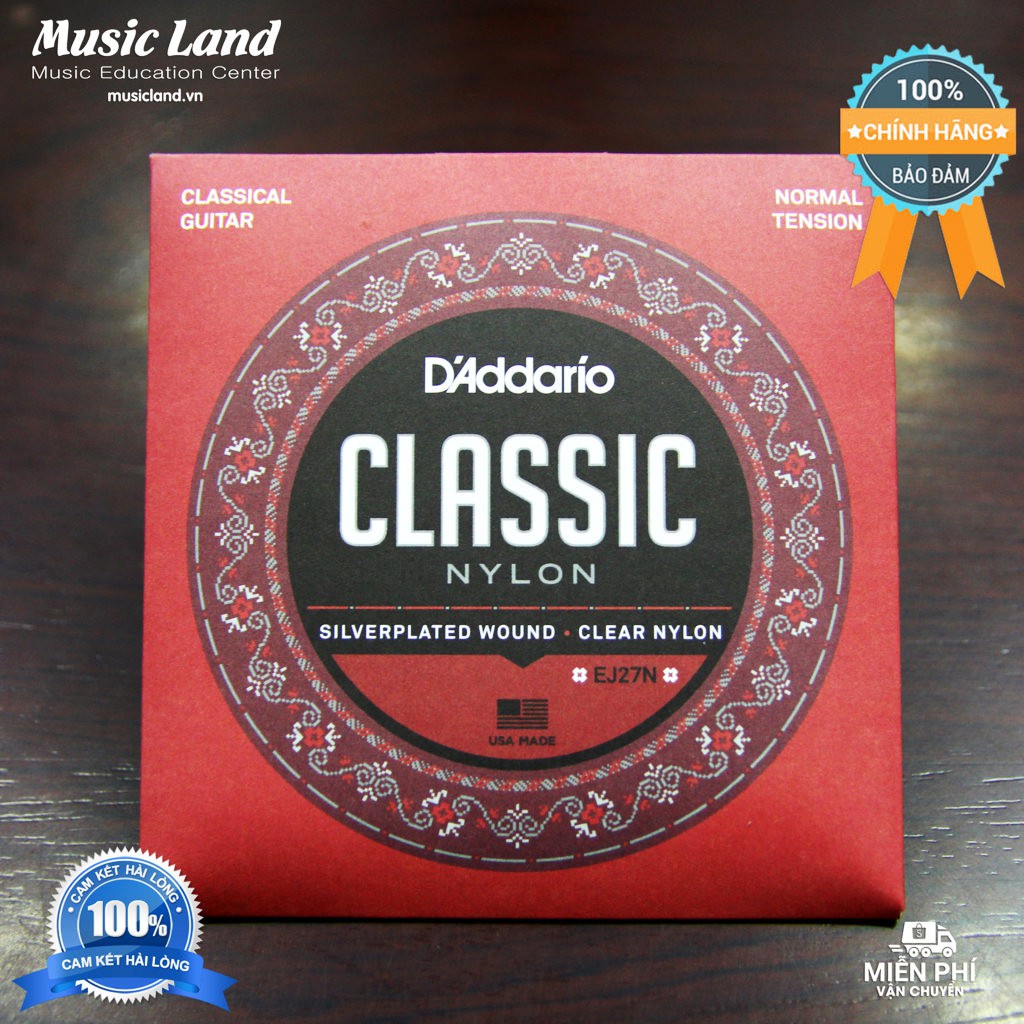 Dây đàn Guitar Classic D'addario EJ27N