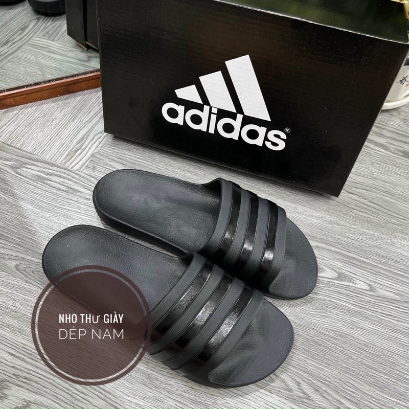 Dép adidas nam siêu cấp , dép cao su non quai liền thể thao nam kèm hộp