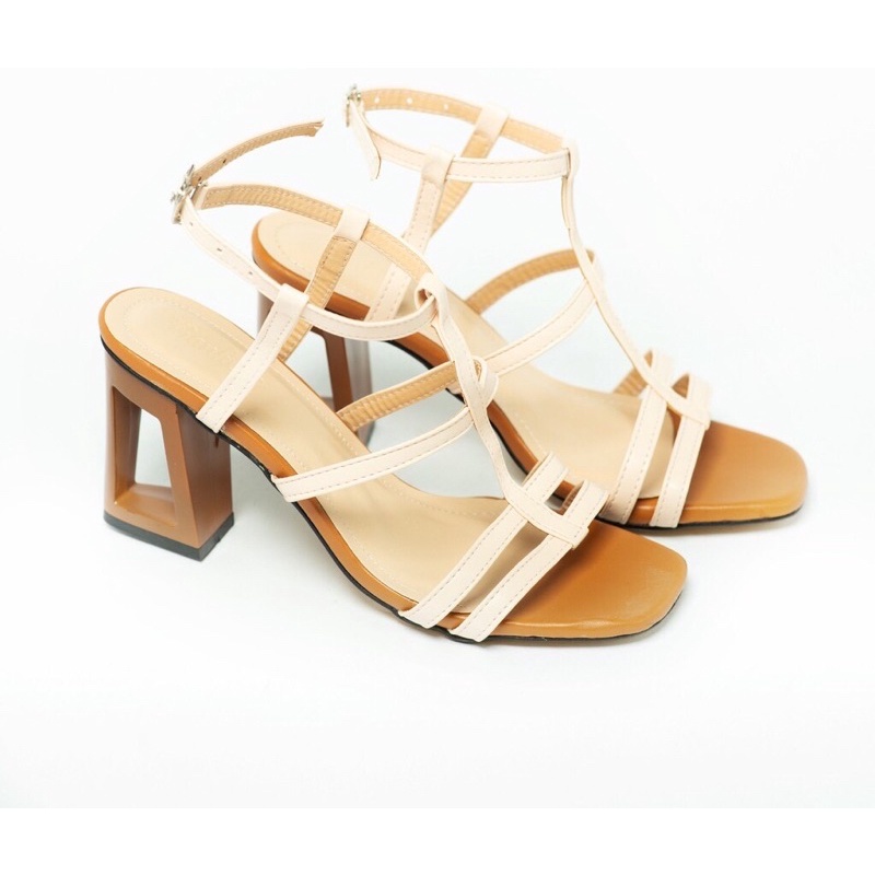 SANDAL 3dây gót chữA CÁ TÍNH PHONG CÁCH HÀN QUỐC 7CM Hot