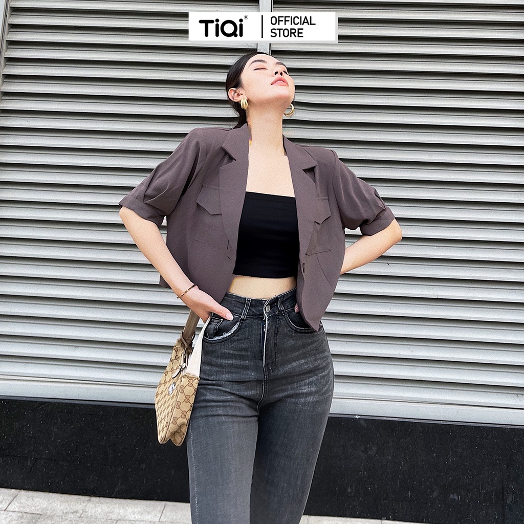 Quần Jean Skinny Nữ Lưng Cao Vải Denim Co Giãn TiQi Jean G1-506