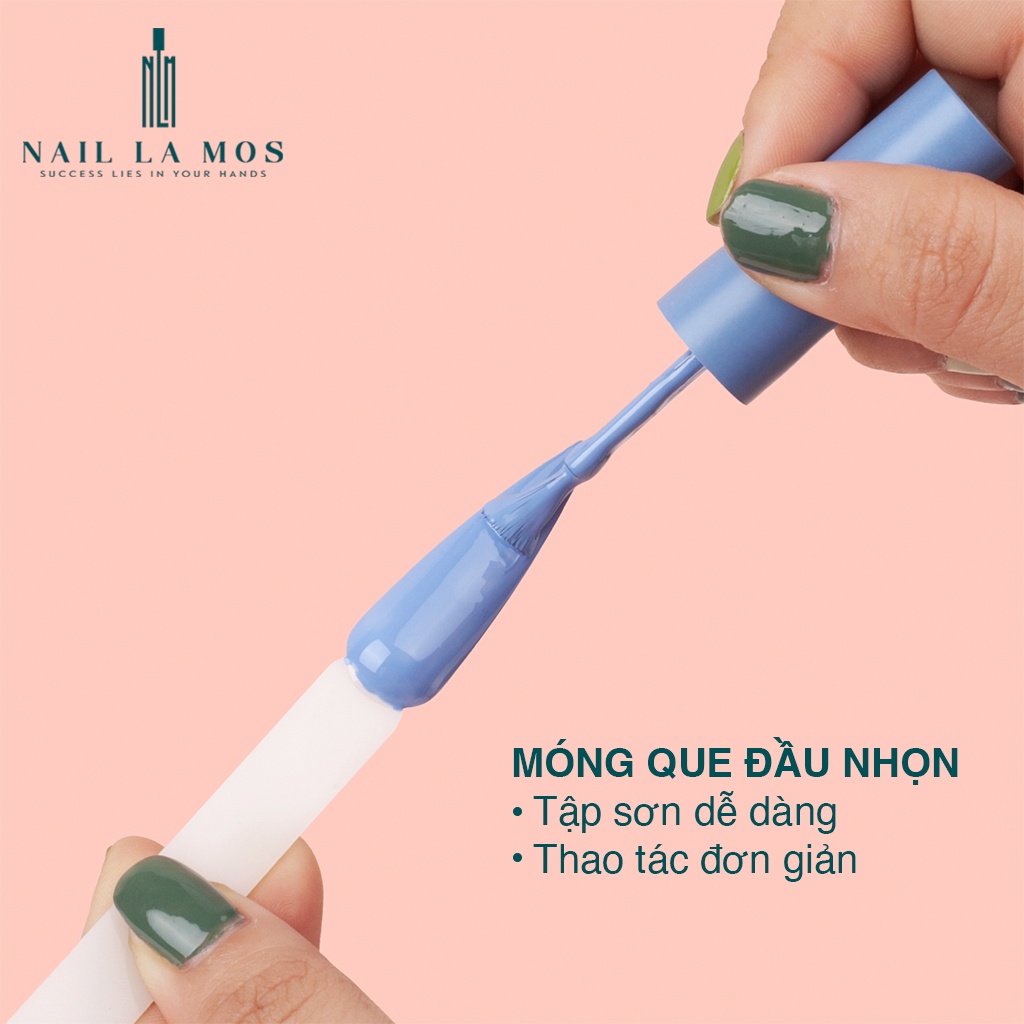 Móng que tập sơn - móng que nail đầu nhọn 1 bịch 40 que