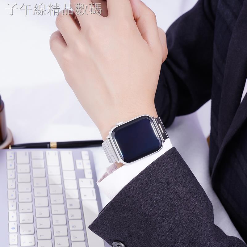 ┅☃□Dây đeo da màu trơn cho đồng hồ thông minh Apple Watch iwatch2 / 3 / 4 / 5 / 6 / SE