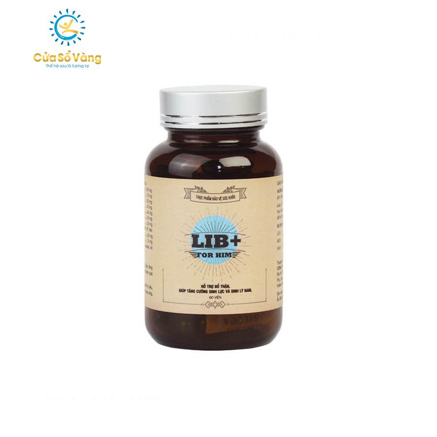 LIB For Him Cửa Sổ Vàng Bổ Thận Tăng Cường Sinh Lực Nam Giới
