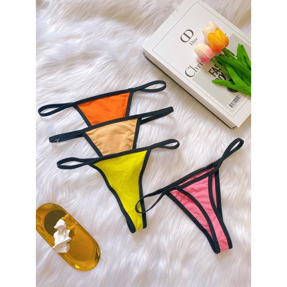 CK063 - Bộ 3 quần lót lọt khe thiết kế phong cách thời trang quyến rũ cho phái nữ   - cochunhoquan11