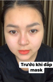 Mặt nạ ngũ hoa hạt trân châu phấn