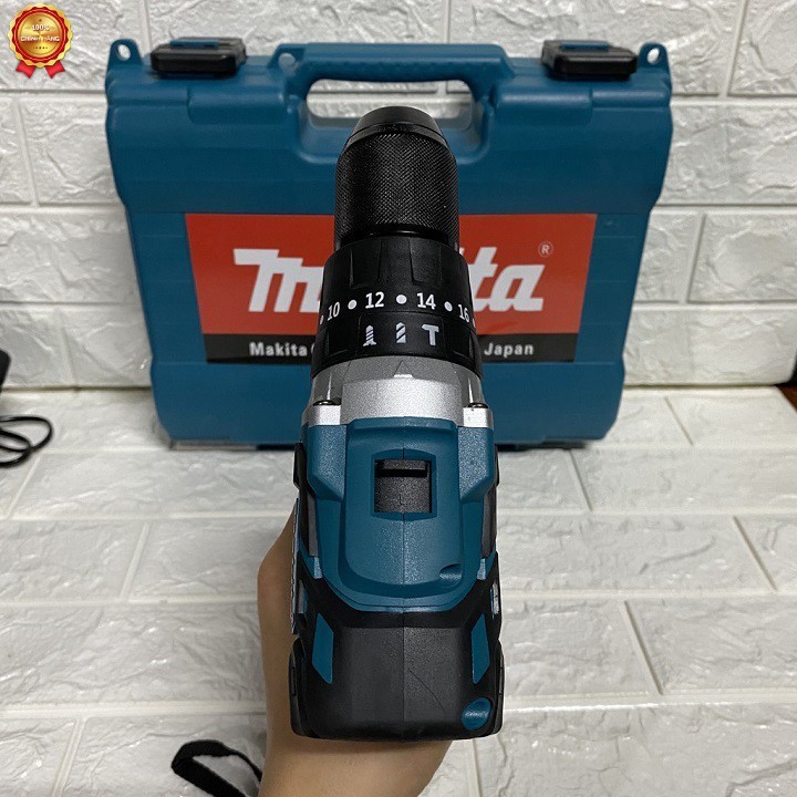 Máy khoan pin Makita 72V, 2 PIN 10 cell, KHÔNG CHỔI THAN, 100% DÂY ĐỒNG, TẶNG 1 MŨI TÔN, 1 MŨI BẮN VÍT _ Nhật Việt offic